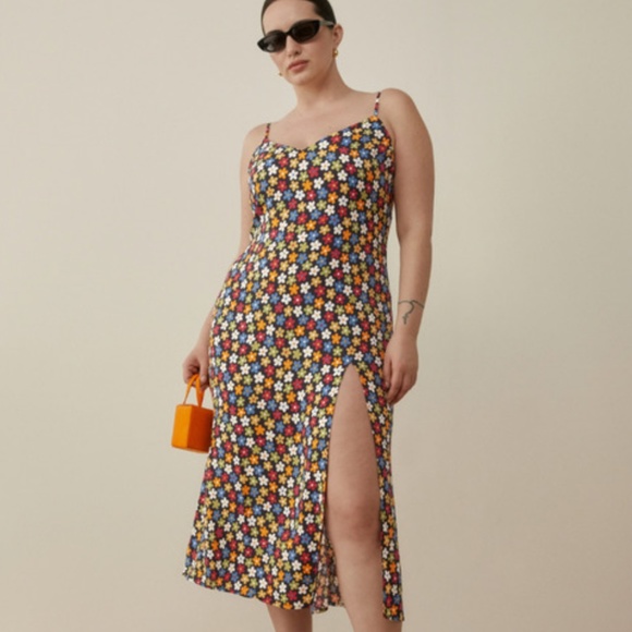 Reformation Crimini Slip Dress in Danica - Picture 1 of 6
